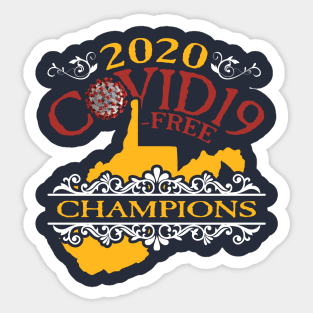 2020 COVID19 CHAMPS! Sticker